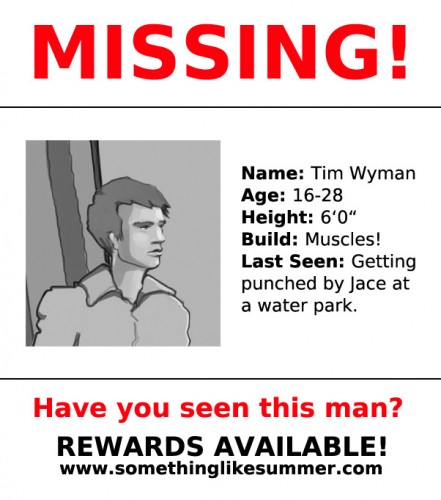 Missing! Tim Wyman