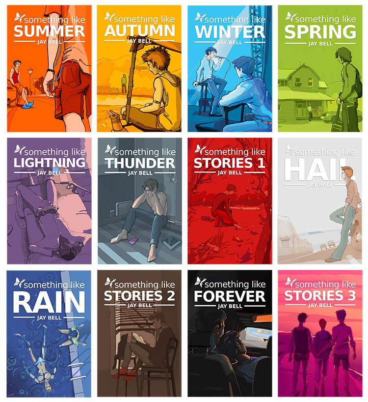 All Something Like series covers new